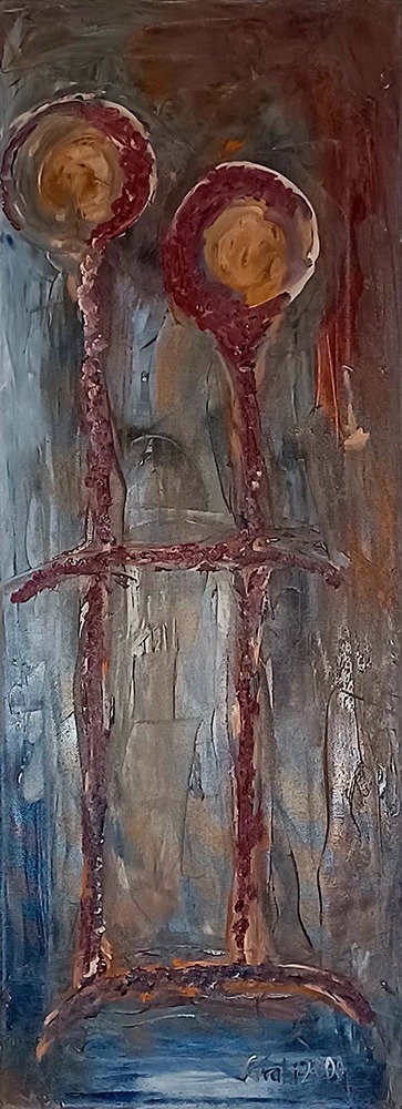 Good bye - Öl auf Leinwand 30 x 80 cm