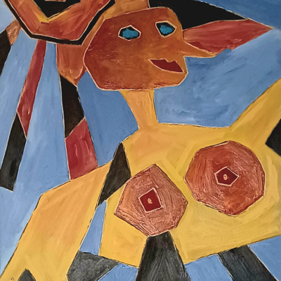 Girl under the sun – Öl auf Leinwand 50 x 70 cm